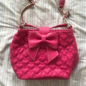 Pink Betsy Johnson Crossbody